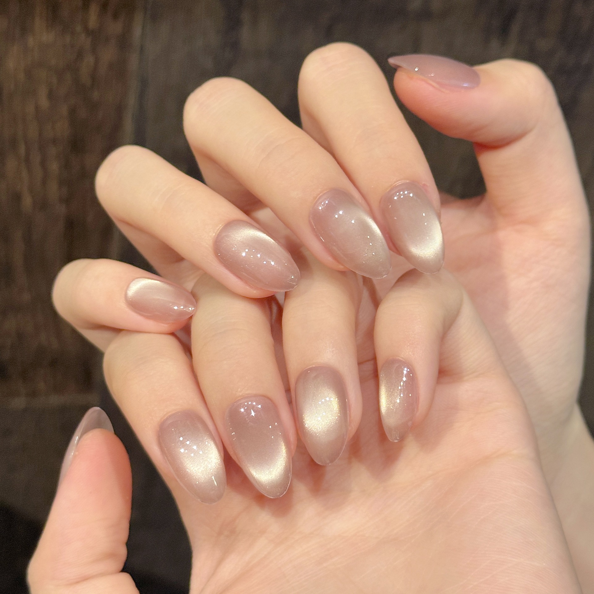 10Pcs cameo brown Cat Eye Fren - Nail Art Cat Eye Simple incelemesi ve fiyatı