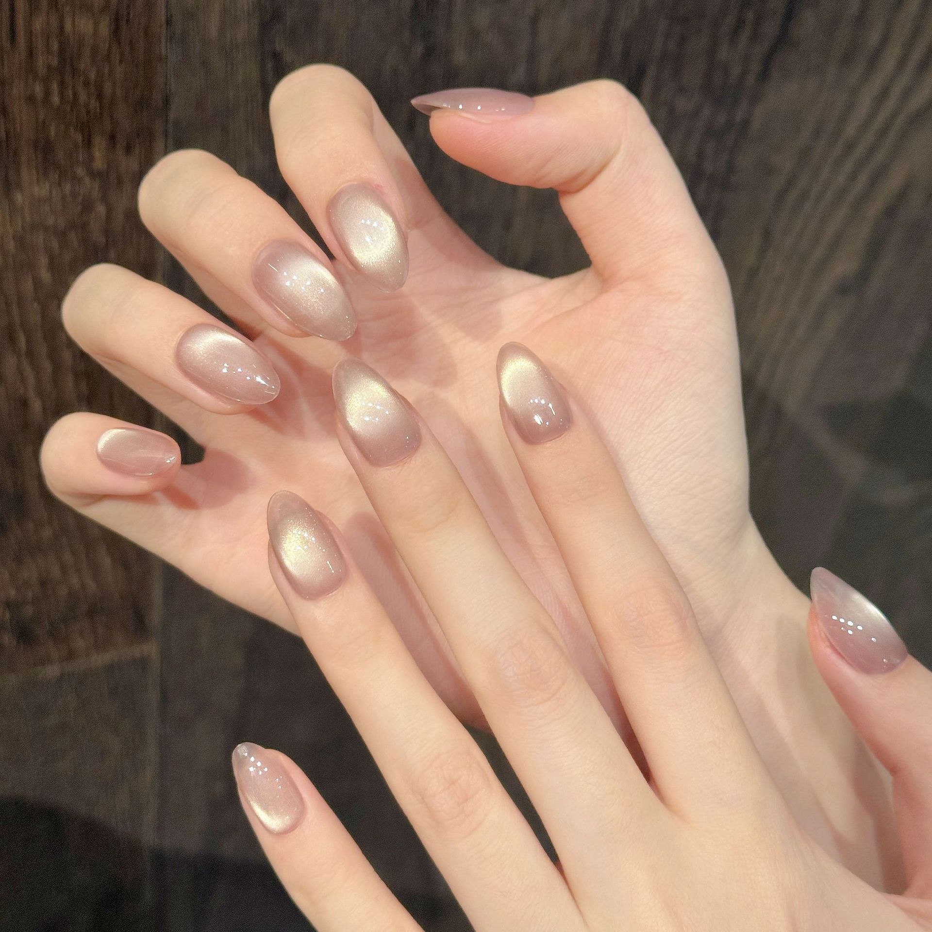 10Pcs cameo brown Cat Eye Fren - Nail Art Cat Eye Simple incelemesi ve fiyatı
