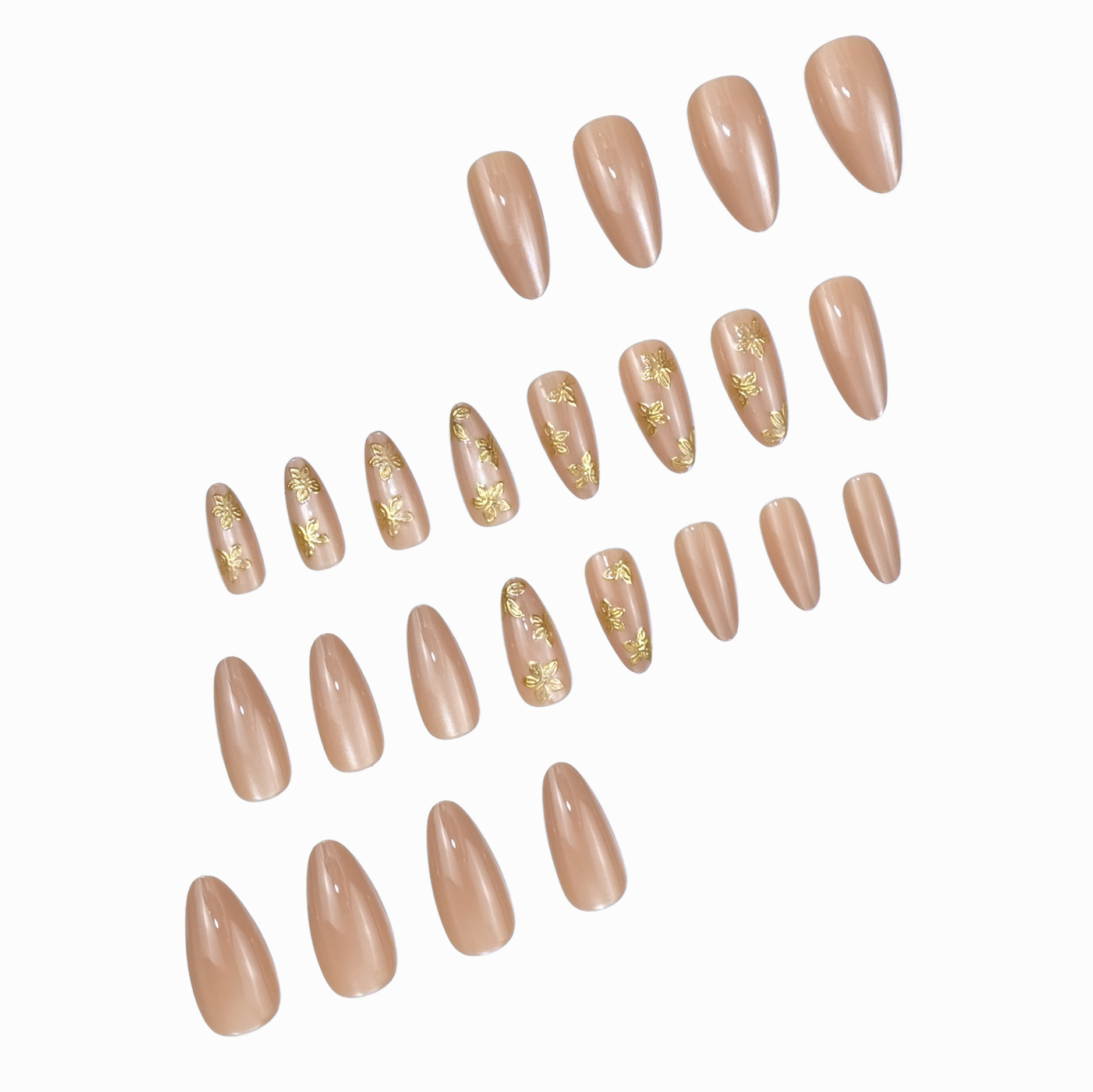 Cat Eye Almond Press on Nails  - Nail Art Cat Eye Simple incelemesi ve fiyatı