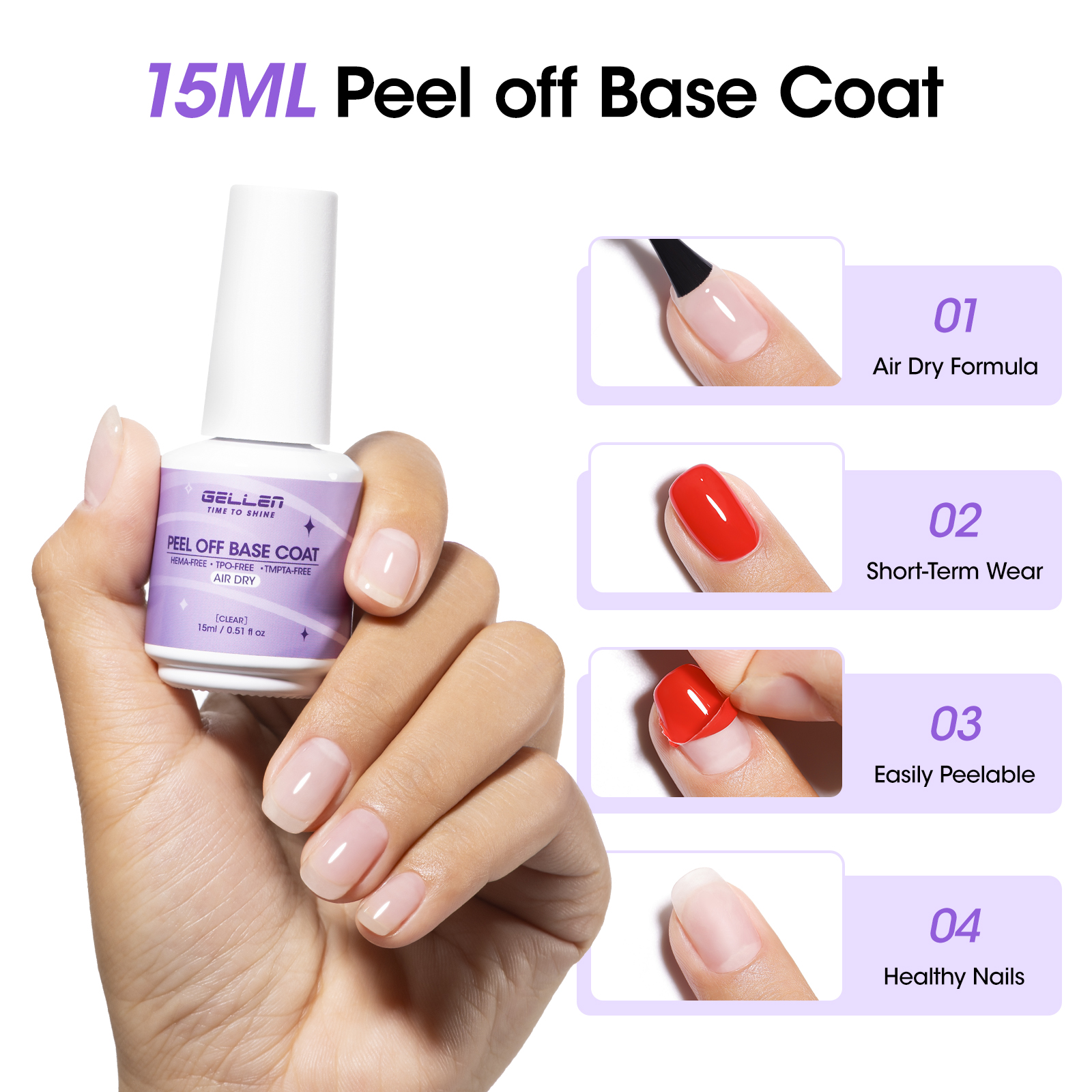 GELLEN Peelable Base Coat Quic - Peel Off Base Coat incelemesi ve fiyatı