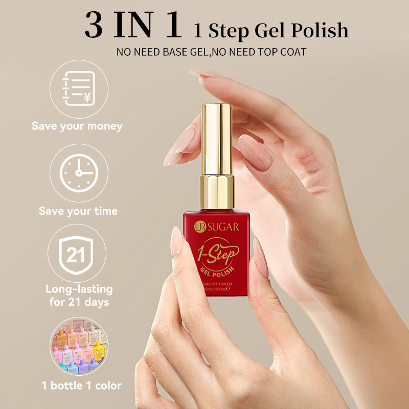 UR SUGAR 15ml 1 Step Gel Polis - Nail Art One Stroke incelemesi ve fiyatı
