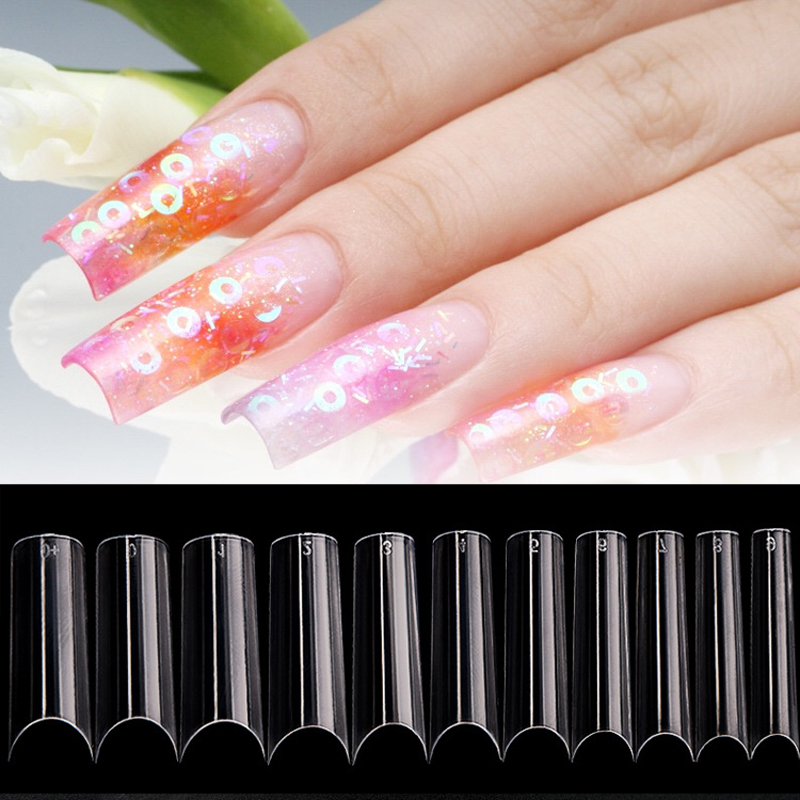 500pcs XL Long False Nail Tips - Nail Art Xl incelemesi ve fiyatı